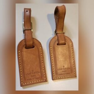 Louis Vuitton Vachetta Luggage Tag